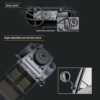 Amazon.co.jp: BEEZRC RocHobby 1/12 RCクローラー クーベルワーゲン